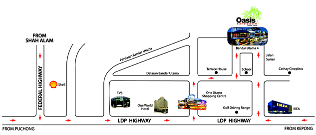Oasis BU4 Location Map